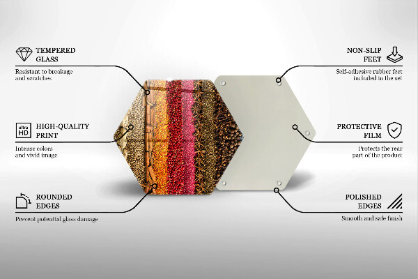 Deska kuchenna Kolorowe przyprawy