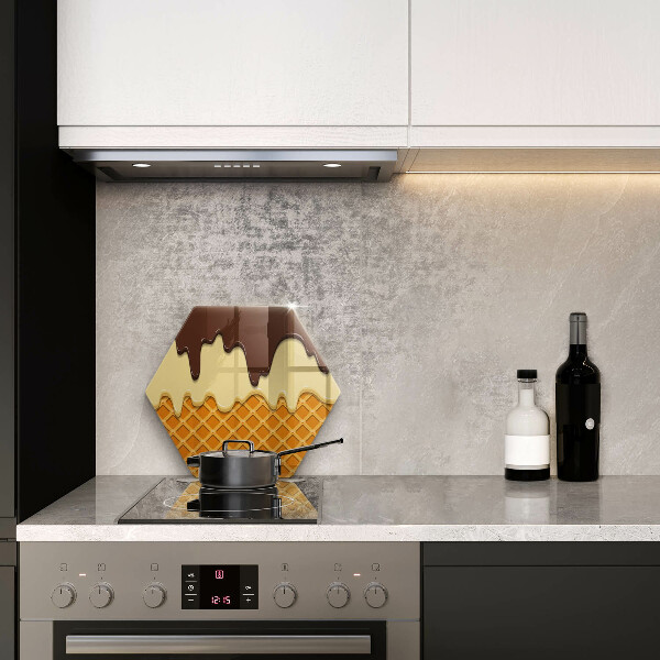 Deska kuchenna Ilustracja lody rożek