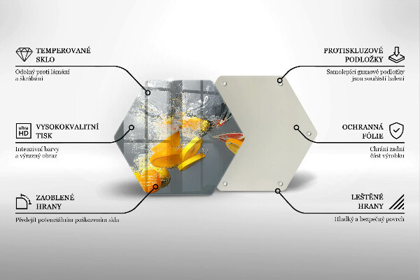 Deska kuchenna Cytryny w wodzie