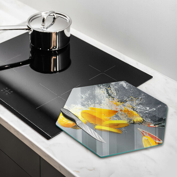 Deska kuchenna Cytryny w wodzie