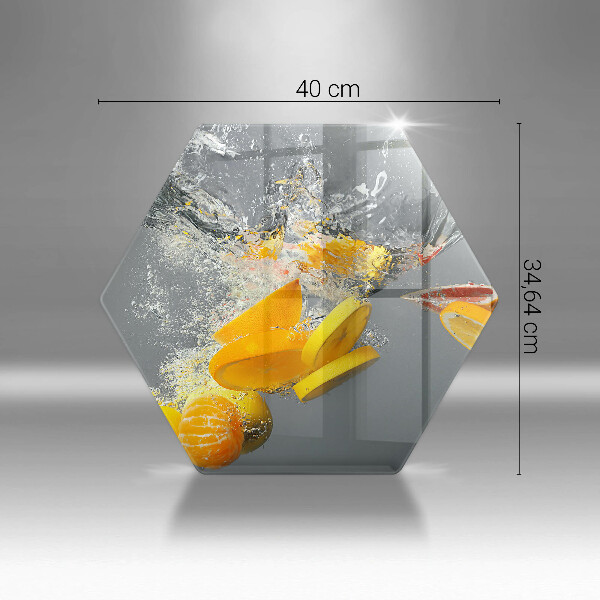 Deska kuchenna Cytryny w wodzie