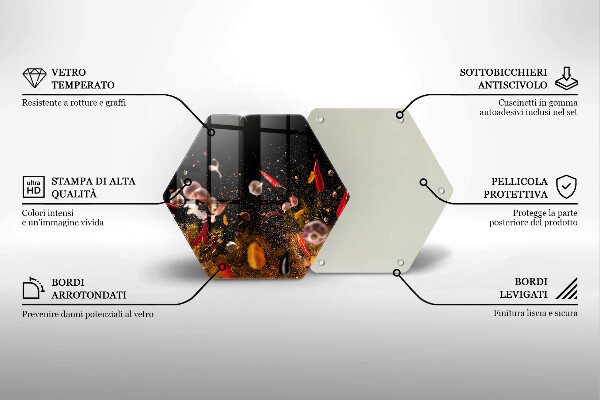 Deska kuchenna Ostre przyprawy