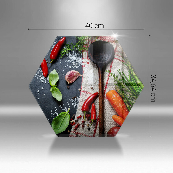 Deska szklana do kuchni Kuchnia jedzenie