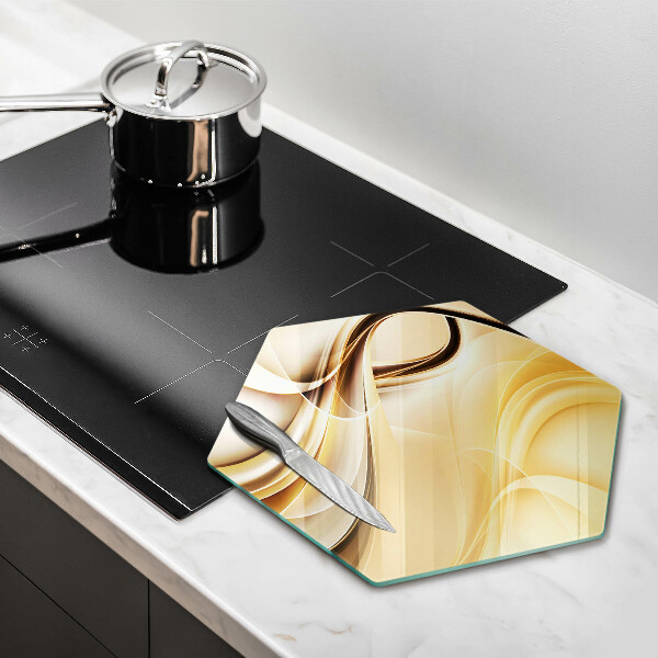 Deska szklana do kuchni Abstrakcja dym