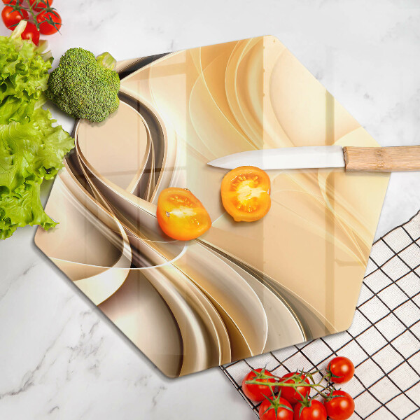 Deska szklana do kuchni Abstrakcja dym