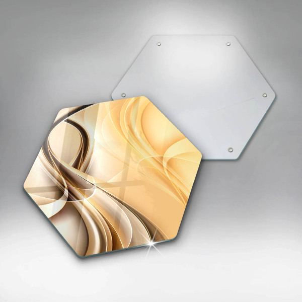 Deska szklana do kuchni Abstrakcja dym