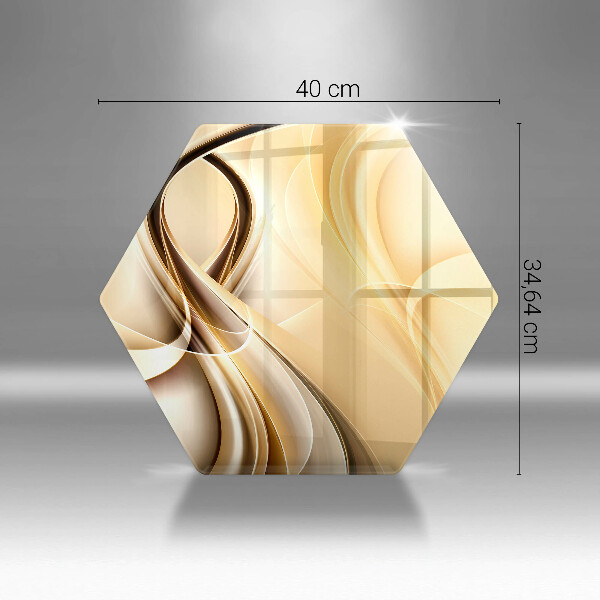 Deska szklana do kuchni Abstrakcja dym