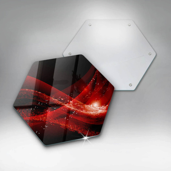 Deska szklana do kuchni Abstrakcja nowoczesna