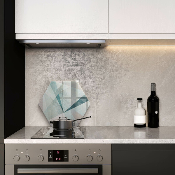 Deska szklana do kuchni Ostra abstrakcja