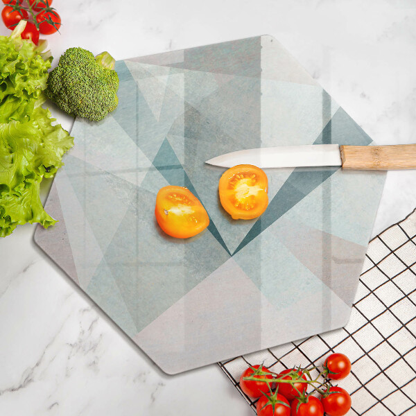 Deska szklana do kuchni Ostra abstrakcja