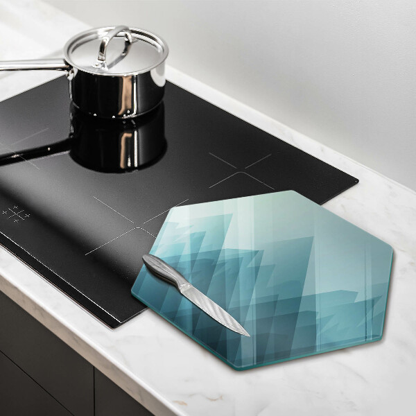 Deska szklana do kuchni Abstrakcyjne góry