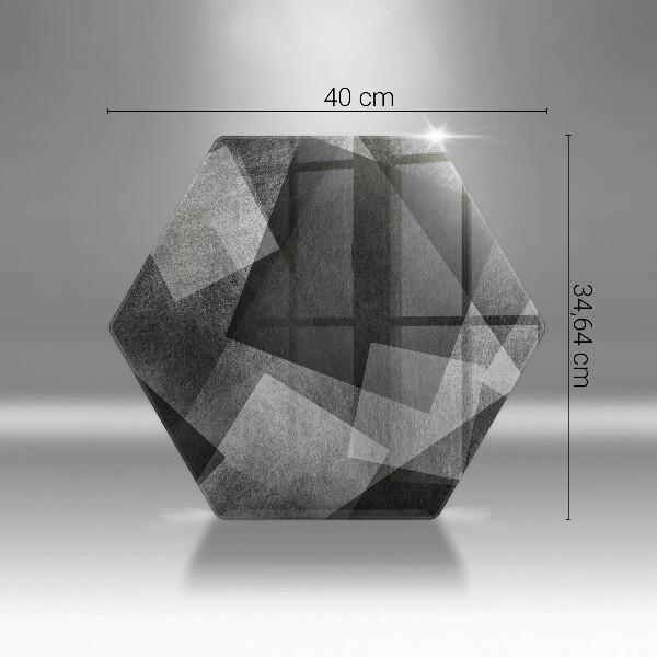 Deska kuchenna Geometryczna abstrakcja