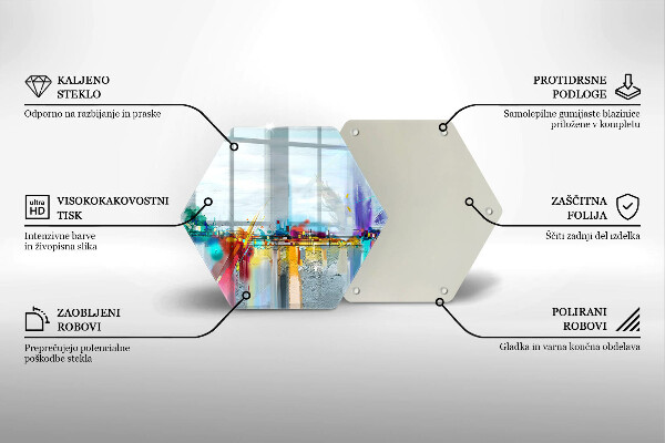 Deska kuchenna Malowana abstrakcja