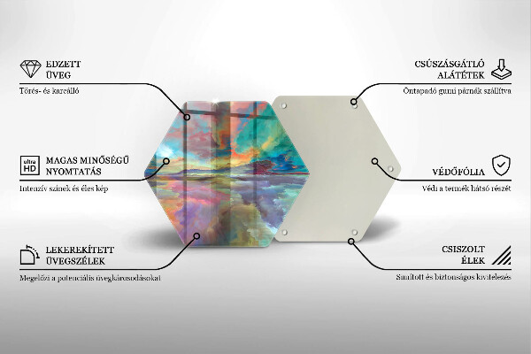 Deska kuchenna Kolorowe niebo
