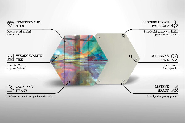 Deska kuchenna Kolorowe niebo