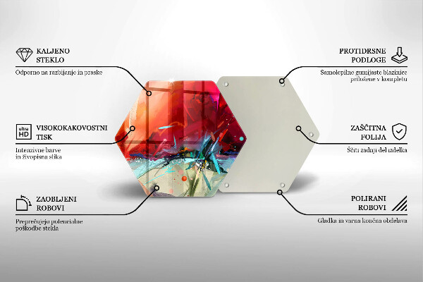 Deska kuchenna Malowana abstrakcja