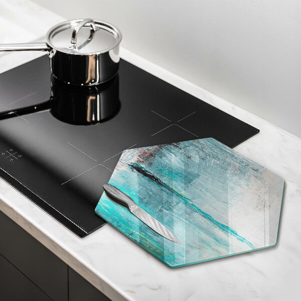 Deska szklana do kuchni Tło abstrakcja farby