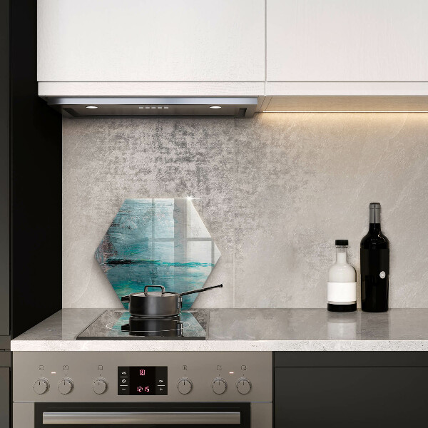 Deska szklana do kuchni Tło abstrakcja farby