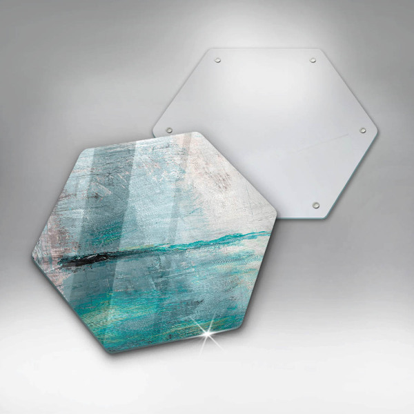 Deska szklana do kuchni Tło abstrakcja farby