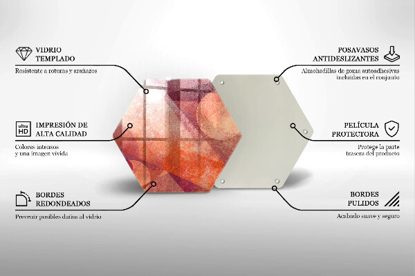 Deska szklana do kuchni Sztuka abstrakcyjna