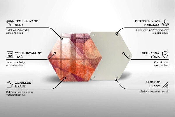 Deska szklana do kuchni Sztuka abstrakcyjna