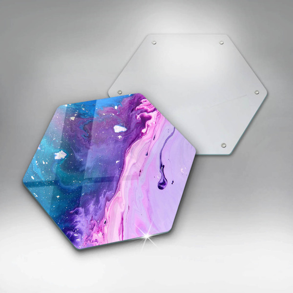 Deska szklana do kuchni Abstrakcja tusze