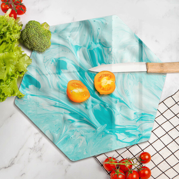 Deska szklana do kuchni Farby abstrakcja