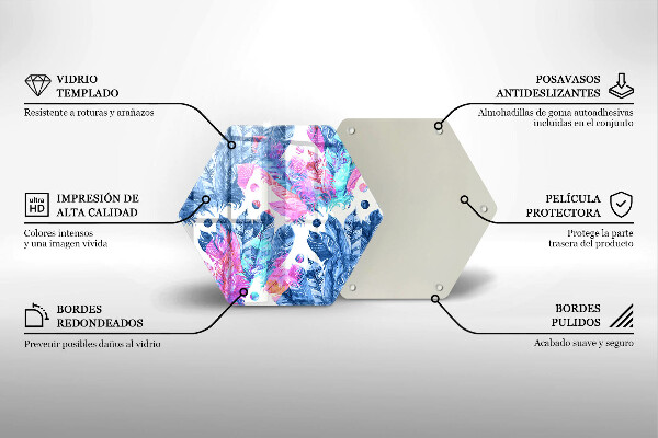 Deska kuchenna Ilustracja boho piórka