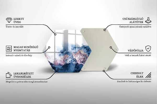 Deska kuchenna Abstrakcja malowane góry