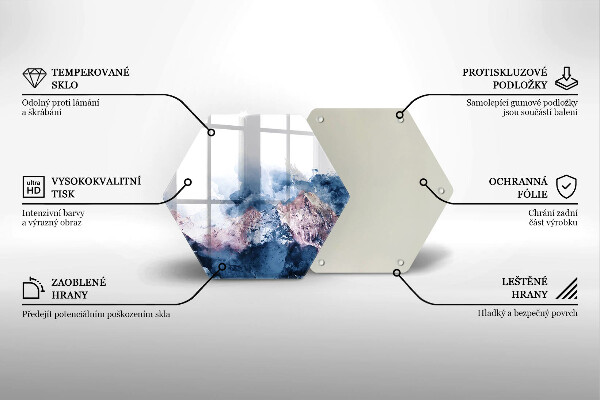 Deska kuchenna Abstrakcja malowane góry