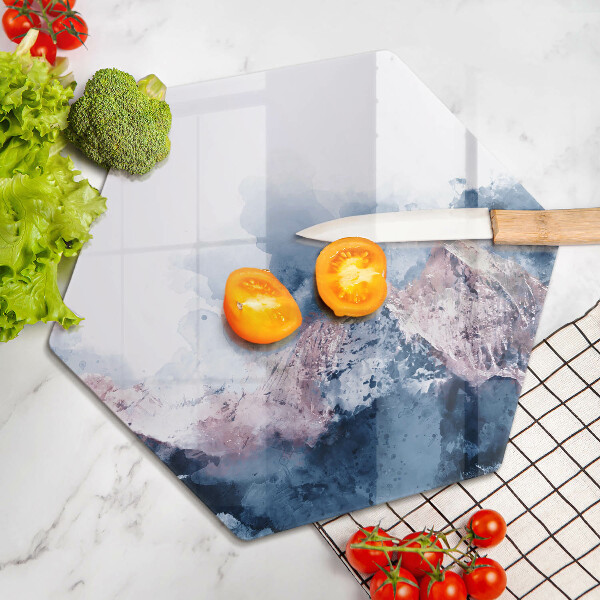 Deska kuchenna Abstrakcja malowane góry