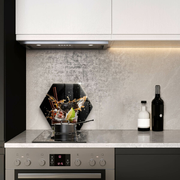 Deska szklana do kuchni Drink z lodem