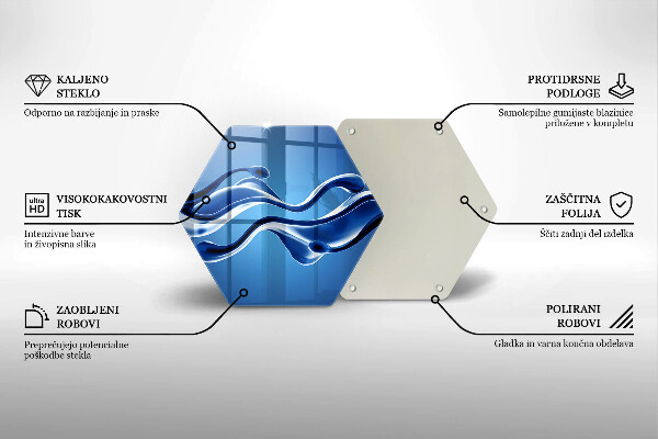 Deska kuchenna Płynna abstrakcja