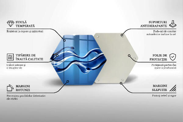 Deska kuchenna Płynna abstrakcja