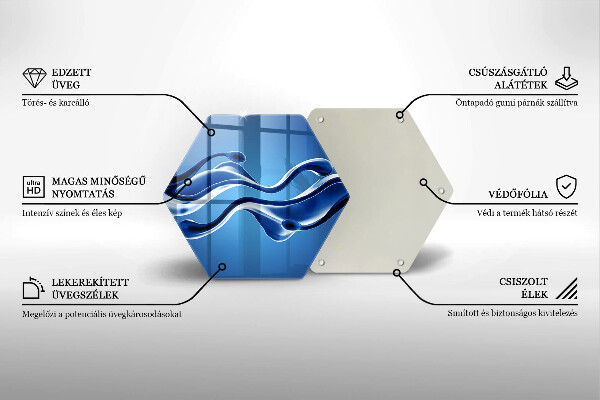 Deska kuchenna Płynna abstrakcja