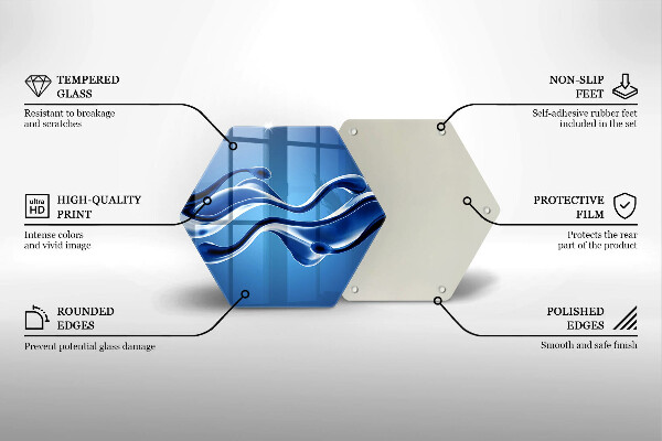 Deska kuchenna Płynna abstrakcja