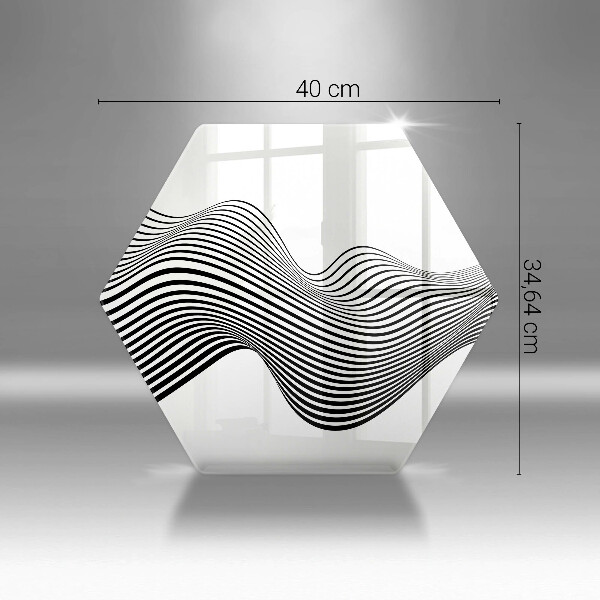 Deska kuchenna Linearna abstrakcja