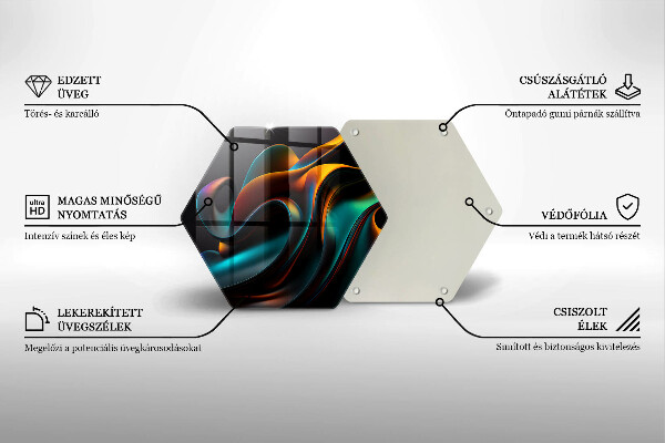 Deska kuchenna Kolorowa abstrakcja