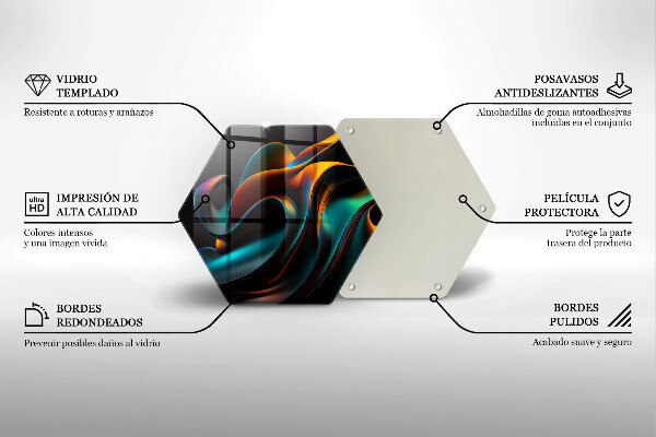 Deska kuchenna Kolorowa abstrakcja