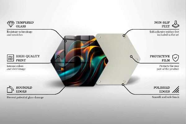 Deska kuchenna Kolorowa abstrakcja