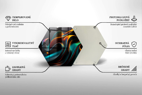 Deska kuchenna Kolorowa abstrakcja