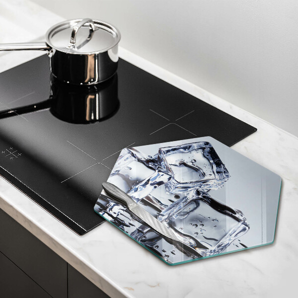 Deska szklana do kuchni Kostki lodu