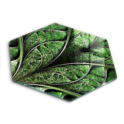 Deska szklana do kuchni Struktura liść żyłki