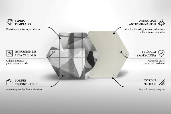 Deska szklana do kuchni Betonowa ostra abstrakcja