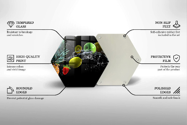 Deska kuchenna Owoce w wodzie