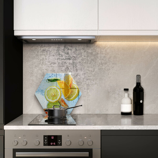 Deska szklana do kuchni Soczyste cytrusy woda