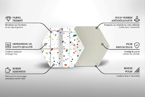 Deska kuchenna Kolorowy gres