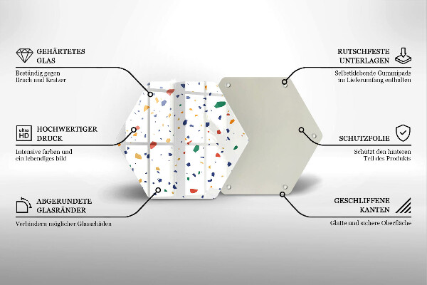 Deska kuchenna Kolorowy gres