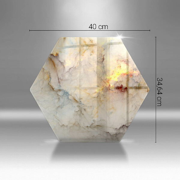 Deska kuchenna Tekstura marmur ze złotem