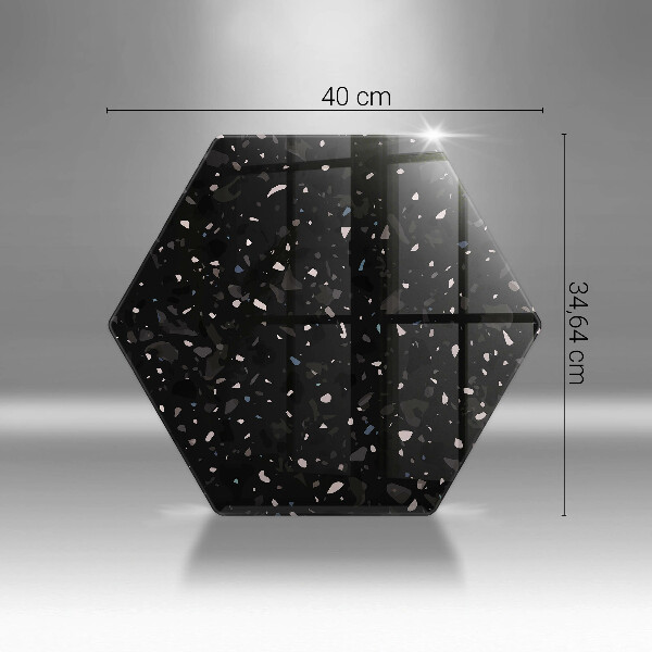 Deska kuchenna Ciemny kamień gres